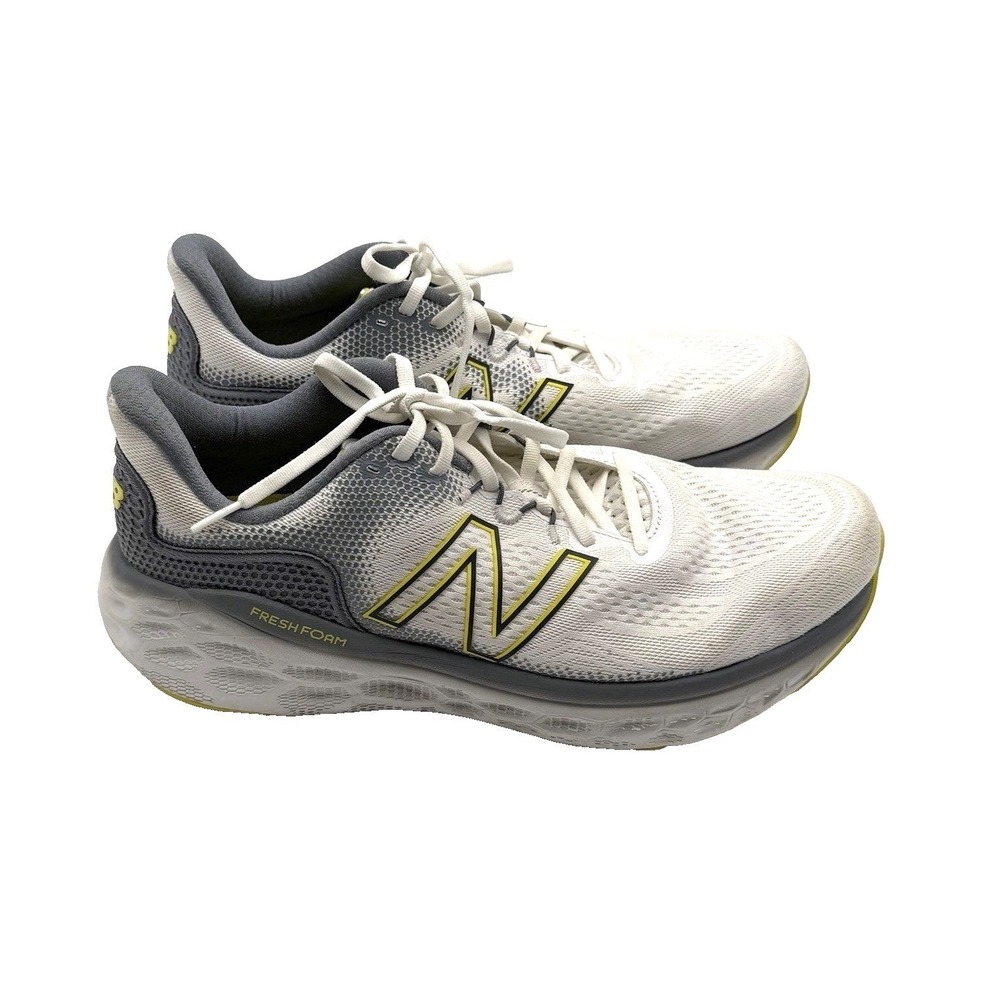 New Balance Fresh Foam More v3MMORCS3 Men's Size 13D White Gray Running Shoes